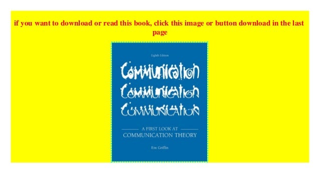 A First Look At Communication Theory 8th Edition Pdf